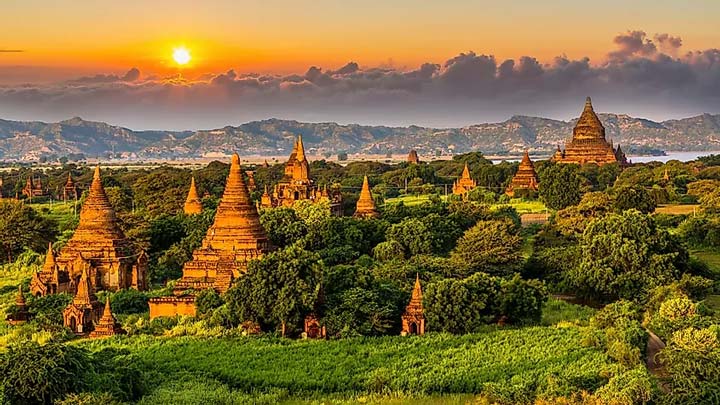 Temples at Bagan, Myanmar