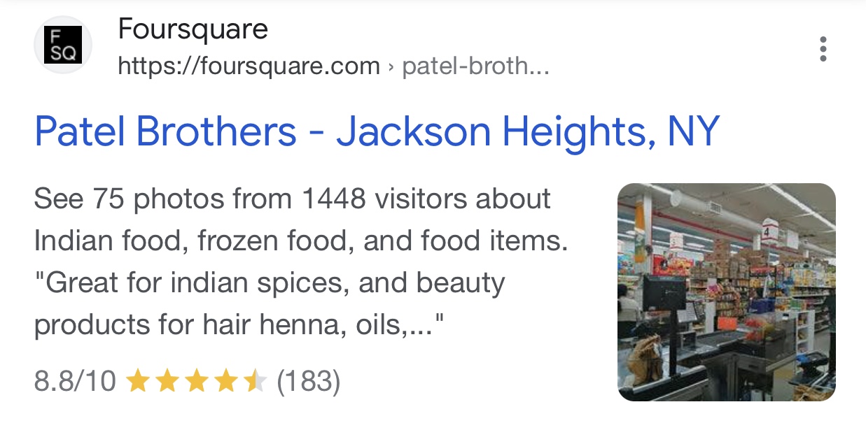 Patel Brothers Baltimore