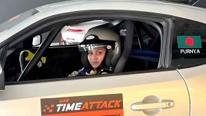 Purny Ayman Makes History as Bangladesh’s First Female International Racer