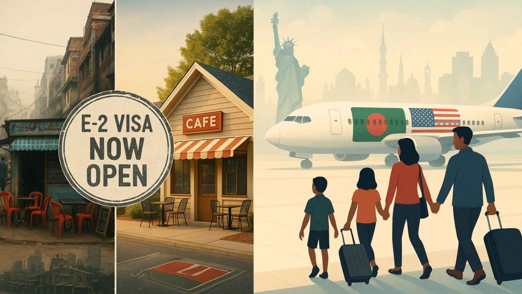No Lottery. No Waiting. U.S E2 Visa Now for Bangladesh — Start at $150K